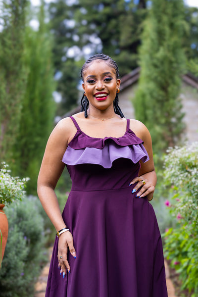 Orchid Maxi Dress - Purple