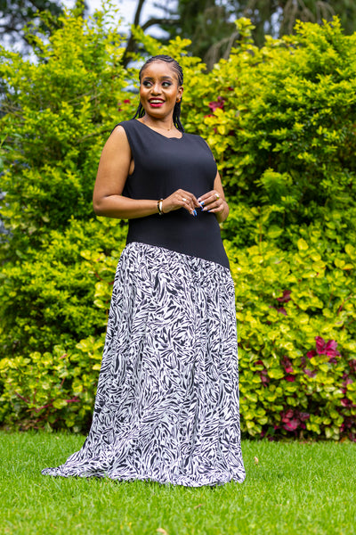 Blush Maxi Dress - Black
