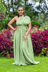Meadow Maxi Dress -Sage Green