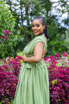 Meadow Maxi Dress -Sage Green