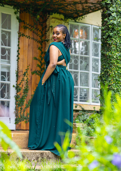 Meadow Maxi Dress -Emerald Green