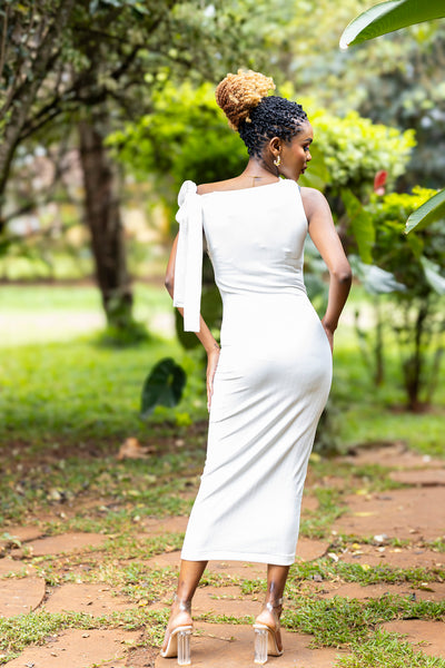 Sienna Bloom Dress - White