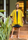 Ndege Reversible Cape - Mustard