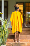 Ndege Reversible Cape - Mustard