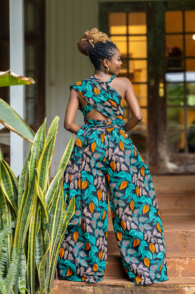 Savanna African Print Infinity Jumpsuit