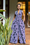 Noire African Print Infinity Jumpsuit
