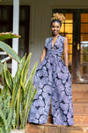 Noire African Print Infinity Jumpsuit