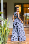 Noire African Print Infinity Jumpsuit