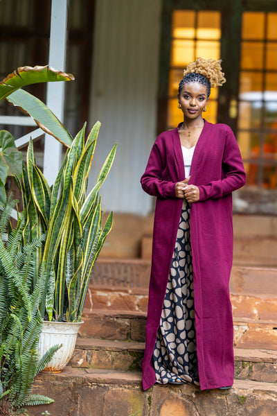 Fig Sweater - Burgundy