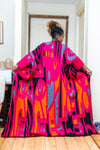 Maple Tribal Print Kimono - Pink