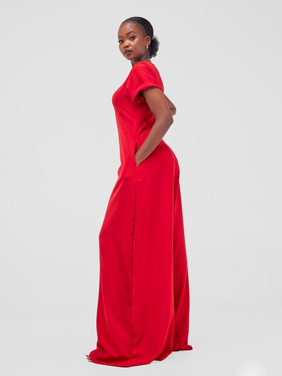 Cham Jumpsuit - Red