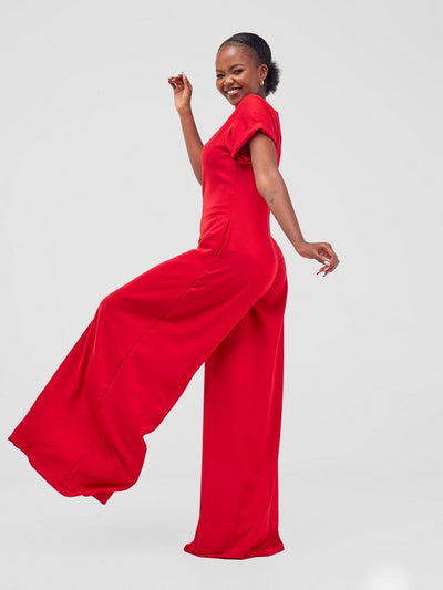 Cham Jumpsuit - Red