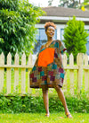 Hibiscus African Print Dress