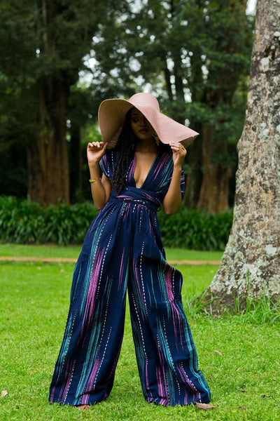 Pigeon African Print Infinity Jumpsuit