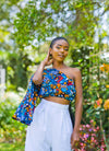 Umfazi African Print Crop Top