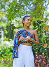 Umfazi African Print Crop Top