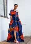 Rembo African Print Infinity Maxi Dress