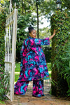 Waridi African Print Palazzo & Kimono Set