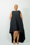 Baobab High-Low Dress - Black