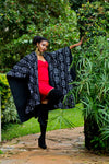 Ndege Reverible Cape - Black