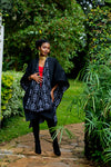 Ndege Reverible Cape - Black II