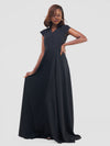 Azari Wedding Guest Maxi Dress - Black