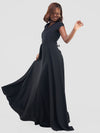 Azari Wedding Guest Maxi Dress - Black