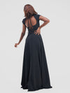 Azari Wedding Guest Maxi Dress - Black