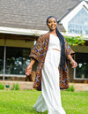 Duara African Print Midi Kimono