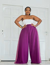 Cinta Palazzo Pants - Purple