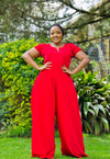 Dhana Jumpsuit - Red