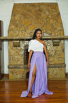 Tausi Palazzo Pants - Lilac