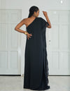 Rich Auntie Kaftan - Black