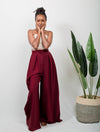 Tulip Pants-  Maroon