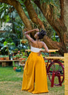 Siaya Palazzo Pants - Mustard