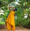 Baobab High-Low Dress - Mustard