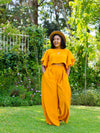 Zena Palazzo Set - Mustard