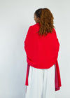 Orchid Wrap Shawl - Red