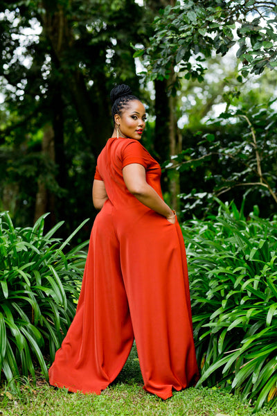 Cham Jumpsuit - Rust