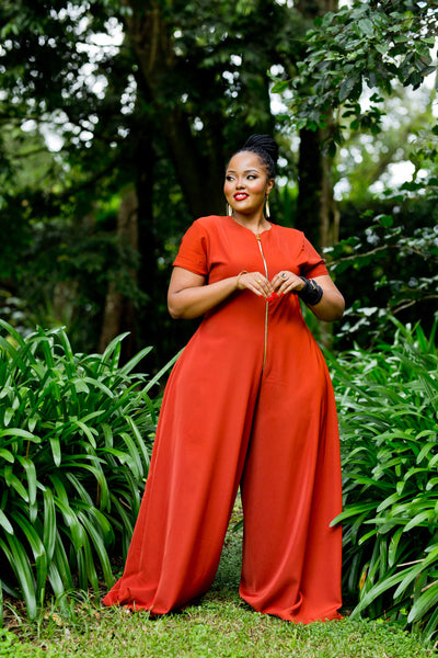 Cham Jumpsuit - Rust