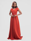 Azari Wedding Guest Maxi Dress - Rust