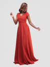 Azari Wedding Guest Maxi Dress - Rust