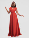 Azari Wedding Guest Maxi Dress - Rust