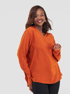 Nori Women's Blouse - Rust