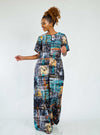 Pansy Jumpsuit - African Print