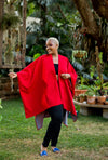 Durban Reversible Cape - Red