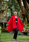 Durban Reversible Cape - Red