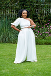 Hasna Palazzo Set - White