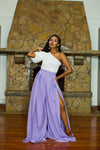 Tausi Palazzo Pants - Lilac