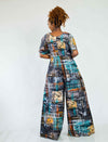 Pansy Jumpsuit - African Print